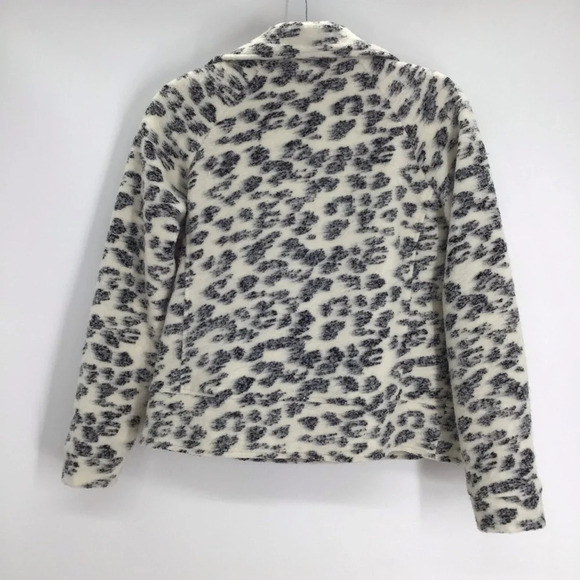 Cupcakes & Cashmere Braken Printed Full Zip Casual Moto Jacket/Shacket Size S - Picture 3 of 10